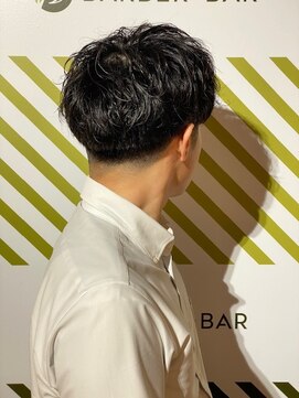 バーバーバー 四谷(BARBER-BAR) ビジネス爽やかエアリースパイラルマッシュ
