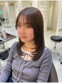 銀座/レイヤーカット　グレージュ　ミディアムレイヤー