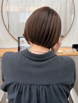 エニエンメイクス 立川(ENIEN MAKE'S) 立川切りっぱなしボブ/ブラウンベージュ/髪質改善/aujua