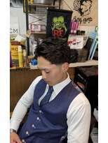 フォーティースリーヘアー(FORTYTHREE hair) ビジネスラルフカール×テーパーフェード