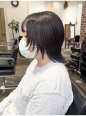 ハンサムショートレイヤーカットミルクティーベージュハイトーン