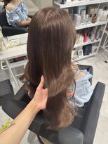 アリュメ 三重鈴鹿店(allum)&nbsp;ワンブリーチ 透明感ブラウン 鈴鹿 白子