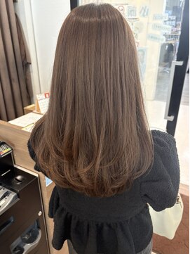 ビーバイシージャストビューティー(B by C just beauty) ロングレイヤー ラベンダーブラウン