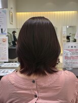 プランタンシエル(printemps CIEL)&nbsp;大人上品ピンクグラデーション×艶レイヤーボブ