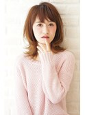 フレンチガーリーなジグザグバングおフェロミディ
