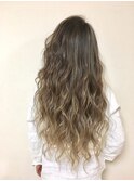 カリフォルニア風グラメッシュカラー