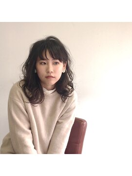 キルト(kilto hairdesign) 暗髪柔らかウェーブ