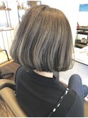 ハイライトバレイヤージュボブ