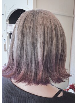 アメリシュシュ 柏(ameri chouchou) Ameri 柏 ピンクが可愛い すそカラー