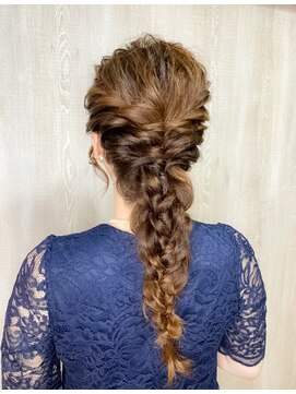 オアシス ガーデン 横浜店(Oasis GaRDEN) 編み下ろしアレンジ♪