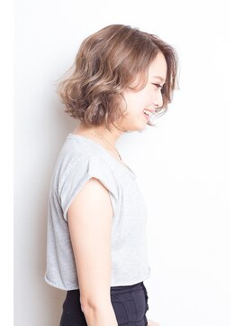 ヘアーズ ロッソ テラス(hair's ROSSO TERRACE) 【鶴見】大人かわいい 無造作 カールふわミディ☆[30代40代50代]