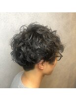 ヘアサロンM 新宿&nbsp;外ハネボブ/アッシユブラウン/ネオウルフ/デザインカラー