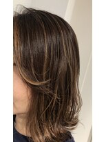 エイトタマプラ たまプラーザ店(EIGHT tamapla)&nbsp;【EIGHTたまプラ】デザインカラー切りっぱなしボブ