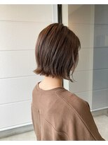 ナンバー(number+)&nbsp;20代30代40代ミニボブピンクアッシュ透明感小顔ブリーチなし