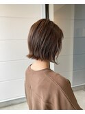 20代30代40代ミニボブピンクアッシュ透明感小顔ブリーチなし
