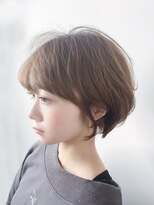 オーブ ヘアー アムール 学芸大学店(AUBE HAIR amour) 【AUBE HAIR】ふんわりショート_モカウェーブ