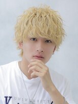 アンディ 御堂筋なんば店(ANDY)&nbsp;ナチュラルウルフ ハイトーン ブリーチカラー by高橋直希