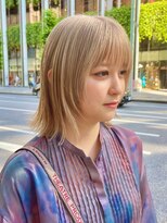 マックス フォー ヘアー(MAX FOR HAIR) 【デザインカラー】綺麗なボブウルフ×ハイトーンカラー◎