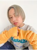 レイヤーボブ / 顔まわりレイヤー/ ペールカラー