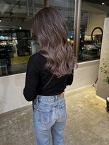 メリー オオサカ(Merly Osaka)&nbsp;真似したくなるバレイヤージュカラー_pink brown ash_