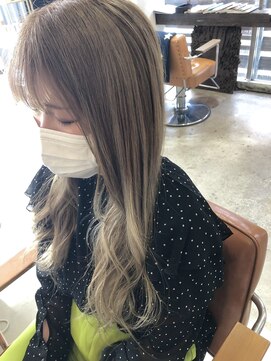 ザ カラー ラボ(THE COLOR LABO) ダブルブリーチ トリプルカラー ホワイトベージュ