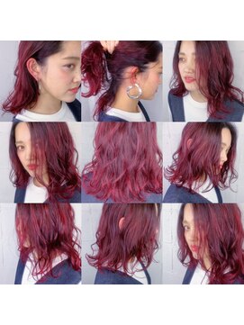 キジ(KIJI) ★ワインレッド×外国人風カラー★