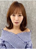 韓国風前髪×レイヤーカット【髪質改善/新宿/レイヤーカット】