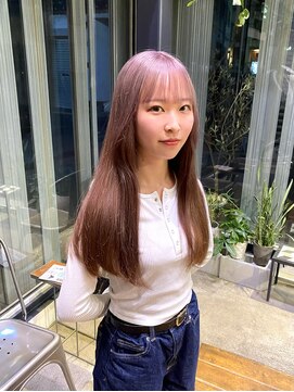 チックタック モーガン モデル(TICK-TOCK MORGAN Model) ピンクラベンダーベージュロング