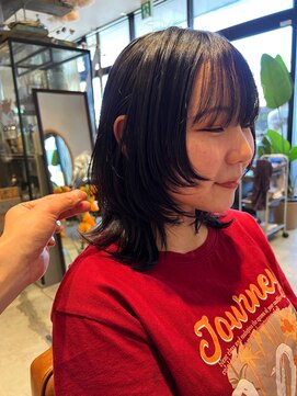 クルニエ(crenier) ボブウルフ/顔まわりレイヤー