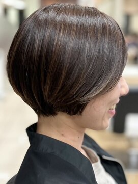 ヘアークリアー 春日部 大人可愛いネープディスコネハンサムショート/30代40代50代