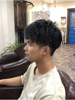 エナーロステディー(Enaallo Steady)の写真/【豊川】Men'sのトータルビューティーsalonで清潔感溢れる好印象な仕上がりに！疲れを癒すヘッドスパも人気