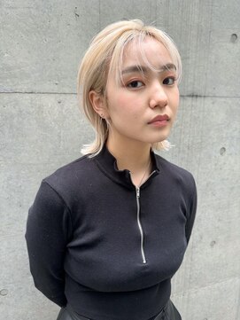 ビューナゴヤ 名駅(VIEW NAGOYA) 黒髪/ボブルフ/小顔/レイヤーカット/外ハネ/シースルーバング