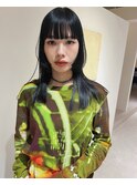 黒髪レイヤー