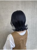 ブルージュカラー　ブルーカラー韓国風巻き