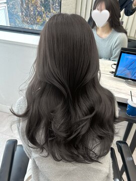 アマトウキョウ アユンチェ(AMA TOKYO×AYUNCHE) ダークグレー  アッシュグレー 透明感カラー