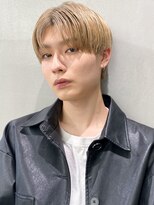 アイスバーグ ウェスト 清澄白河(eyesburg W/est)&nbsp;王道メンズセンターパート無造作ハイトーンカラー