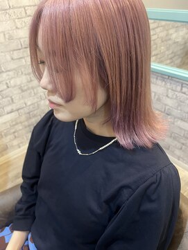 ラテ 錦糸町南口店(latte) サクラベージュに紫袖カラー