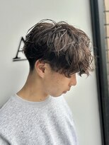 アノ(Ano.)&nbsp;大分シャドウパーマメンズマッシュ波巻きパーマツイストパーマ