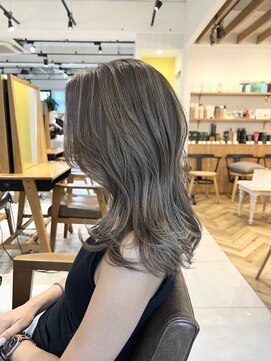 マスカリ(muscali) くびれヘア#ハイライトカラー#アプリコットオレンジb47