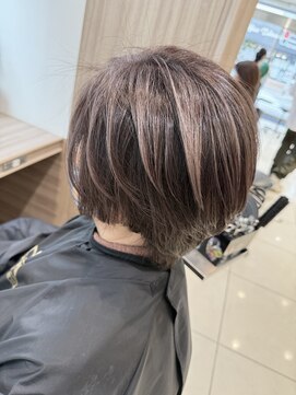 アッシュ 等々力店(Ash) 【脱白髪染め】コントラストハイライト