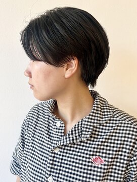 モリオフロムロンドン 松戸店(Morio from London) 【morio松戸 アイダ】大人クールなハンサムショート黒髪ショート