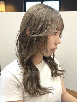 ヌープヘアーアイス(NUUP.hair ici) ◎大人可愛いオリーブベージュ×小顔レイヤー