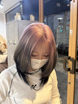 レオン(Re:ON) ペールピンク × ブラック