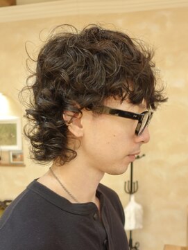 ビュートリアム265(BEAUTRIUM 265) #メンズマレットヘアウルフハードパーマスパイラルパーマ銀座