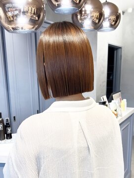 ロンドジェネルーズ 柏(Lond generous) 暗めカラー/レイヤーカット/マロンベージュ/くすみベージュ/柏柏