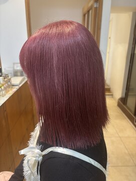 ネオリーブニコ 大井町店(Neolive Nico) カシスピンク×艶ボブ