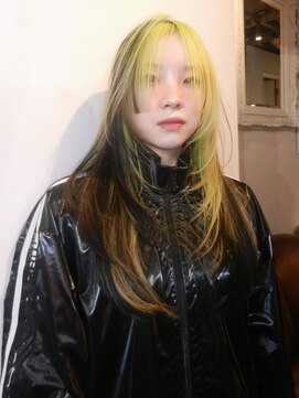 ブロック ジャポン(bloc japon) スリークレイヤー デザインカラーハッシュカットステップカット