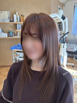 ジール 美容室Zeal ストレートロング