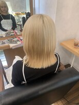 ヘアースペースブルーム プリュス 石橋店(HAIR SPACE BLOOM plus)&nbsp;顔まわりカット/ミルクティーベージュ/透明感/韓国ヘア