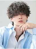 波巻きパーマメンズツイストスパイラルパーマシャドウパーマ